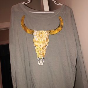 CHASOR Brand Shirt with Skull Women’s-Medium